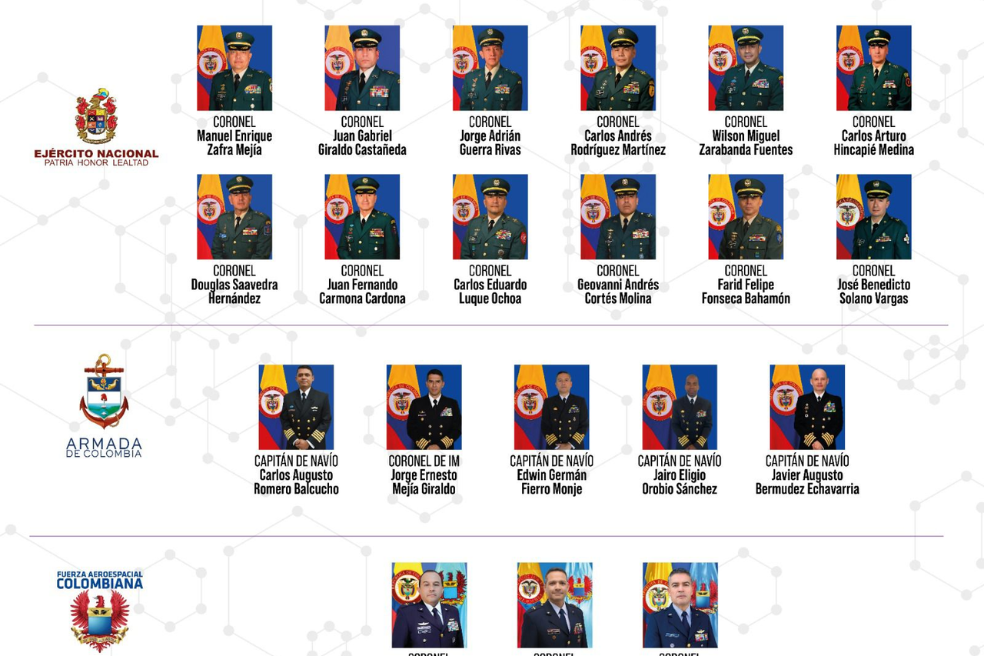 Estos son los militares que fueron seleccionados para el curso de ascenso en 2026