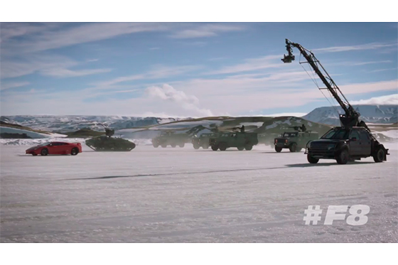 Rodaje de "Fast 8" en Islandia.