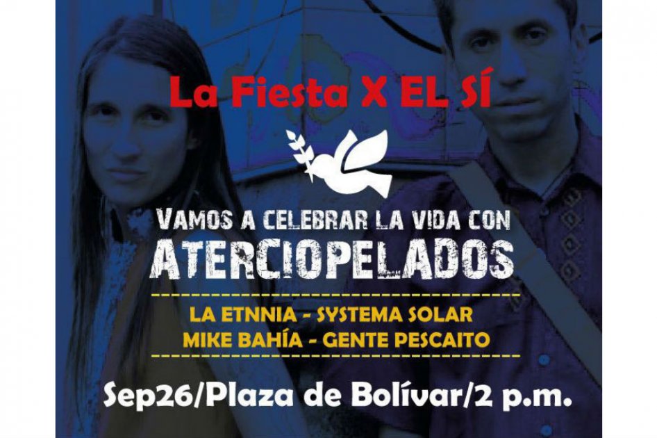 Concierto por la paz en Bogotá, previo a la firma del acuerdo final