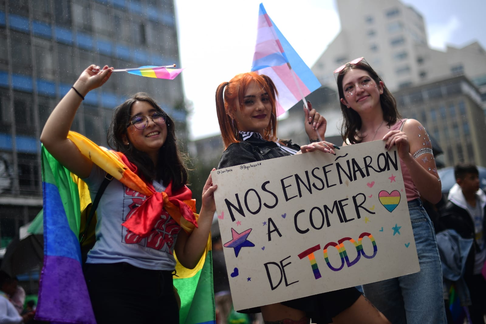 La marcha estuvo acompañada por varios colectivos que se centran en la diversidad de género y la inclusión.