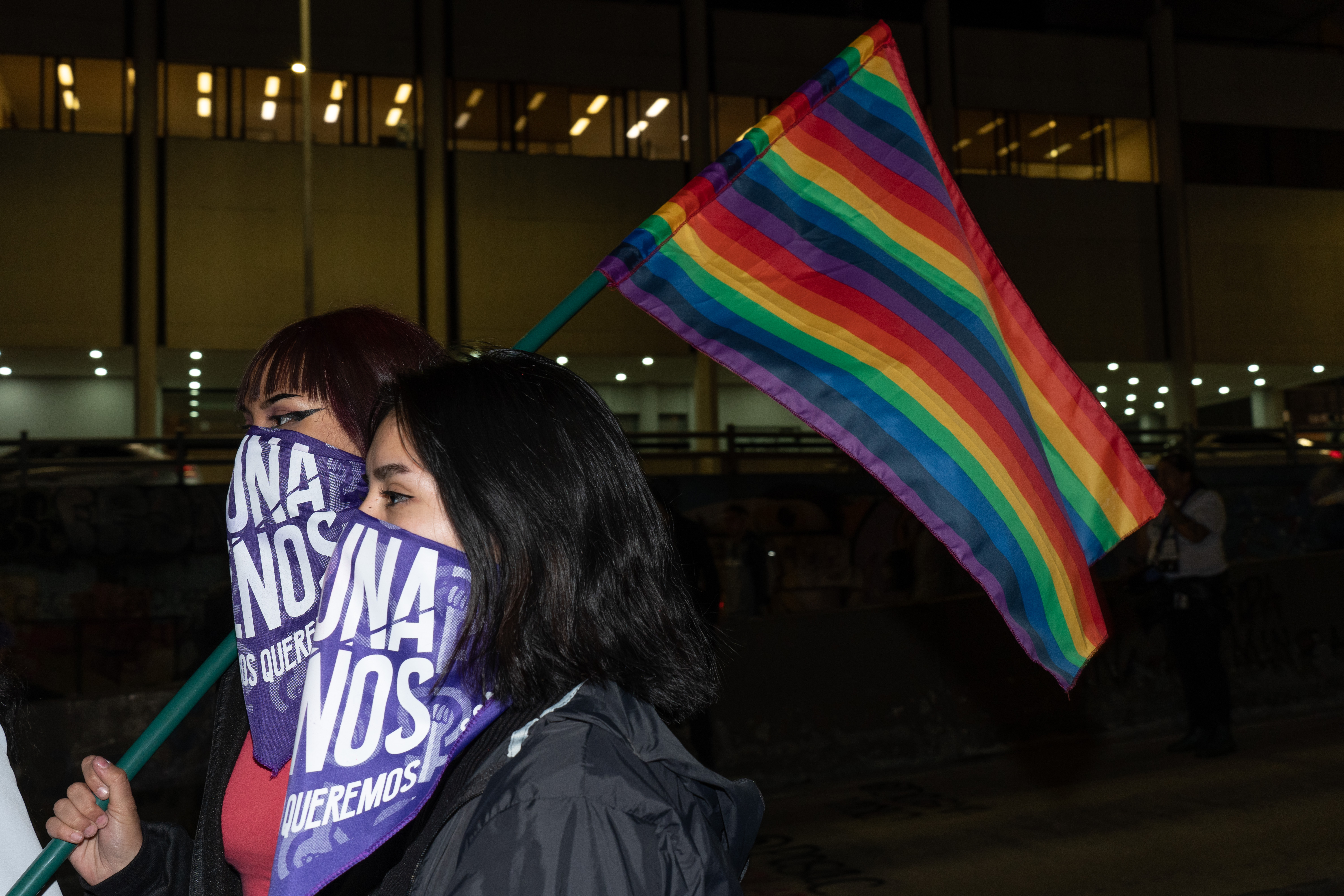 Las fotos que dejó la marcha del 8M en Bogotá.