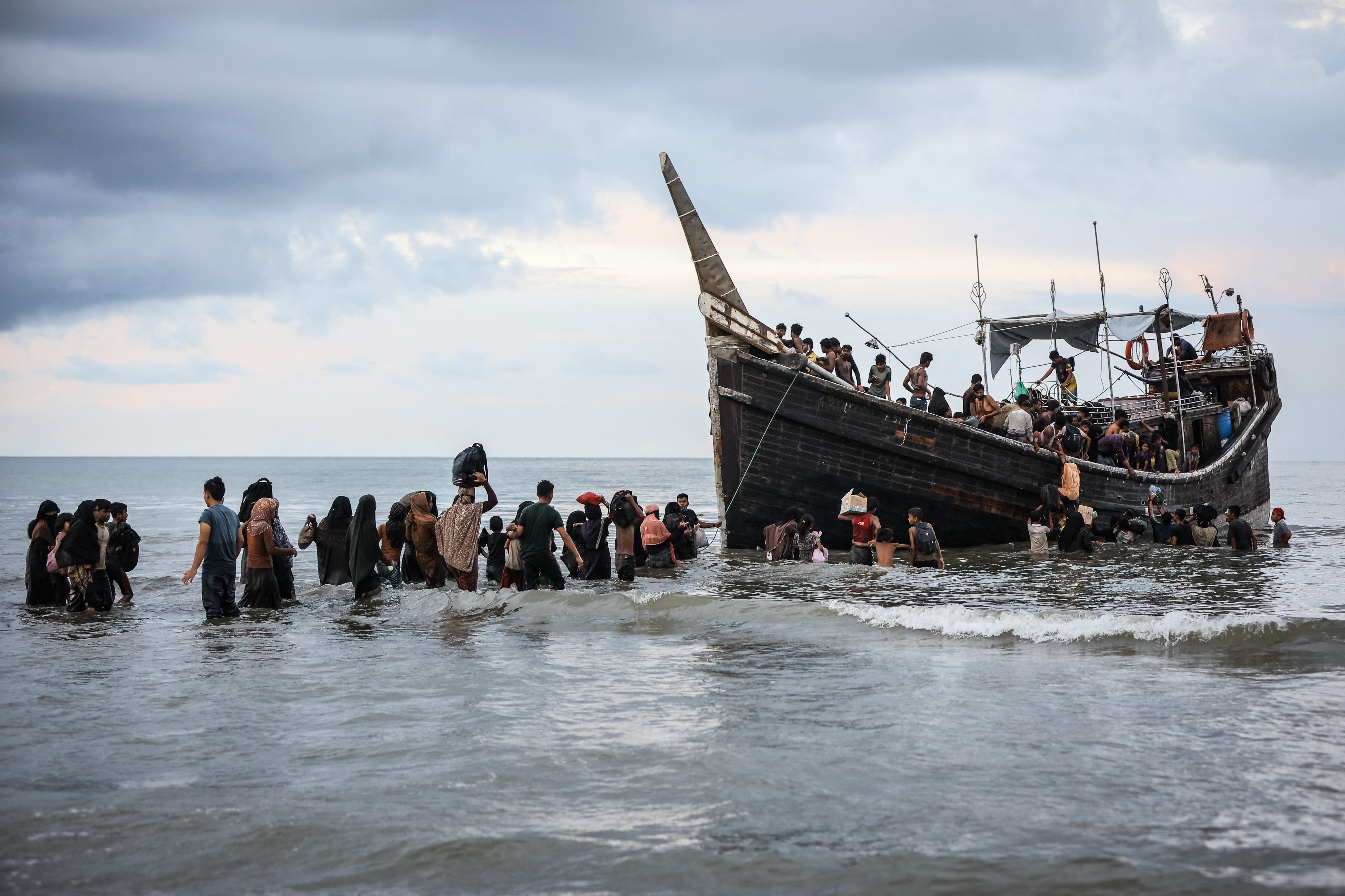 Migrantes rohinyás