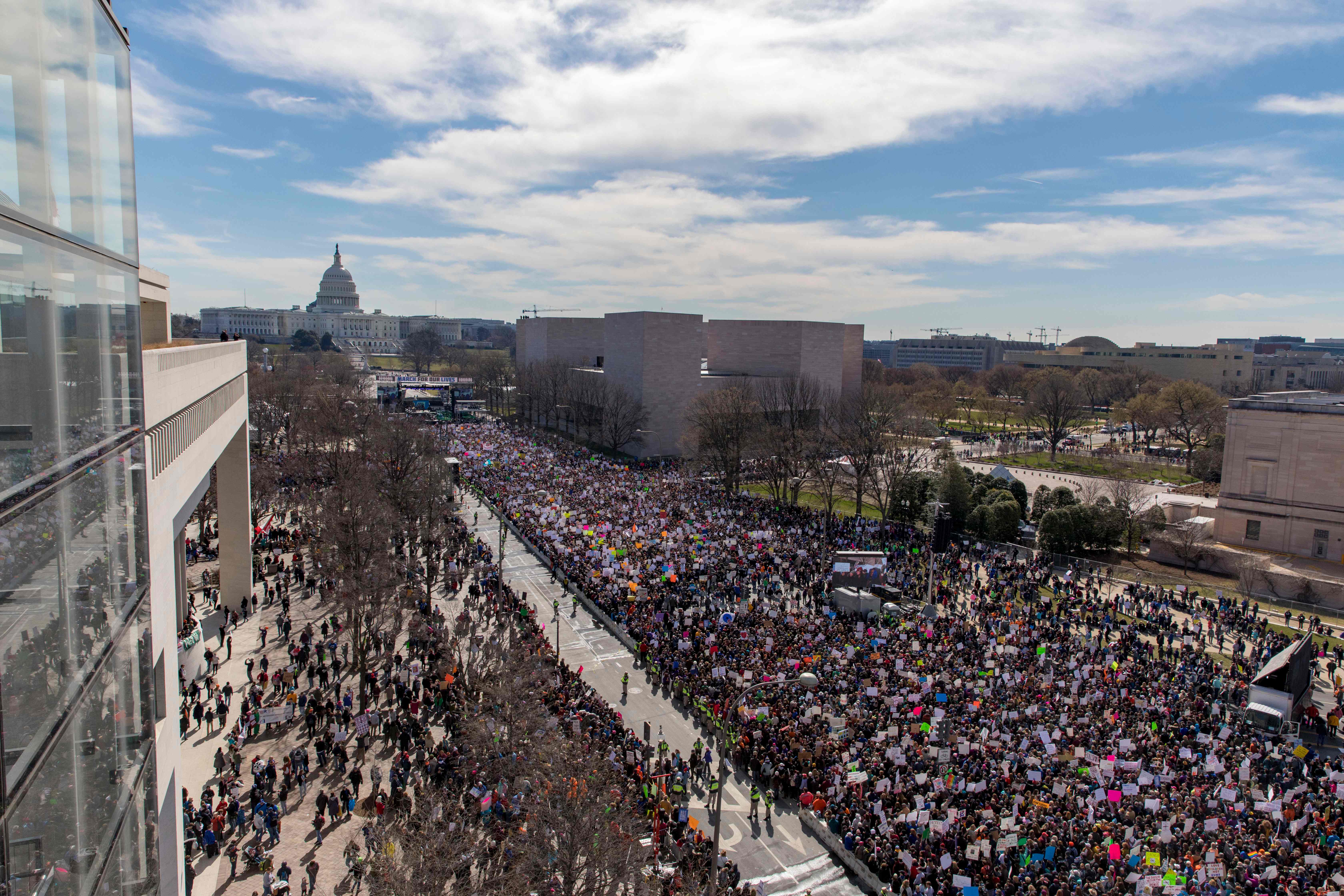 Las mejores imágenes del «March for Our Lives», marcha en contra del porte de armas en EE.UU.