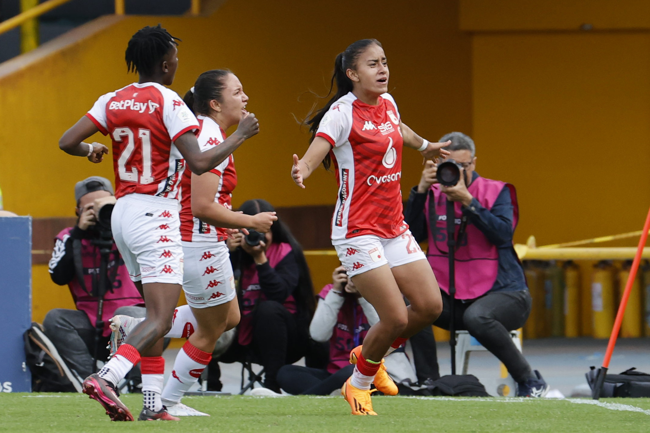 Liga BetPlay Femenina: Santa Fe venció a América en la ida de la final