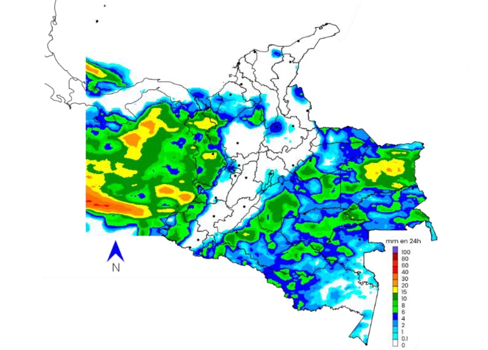 Prepárese para un fin de semana con festivo y lluvias en buena parte del país, dice el Ideam