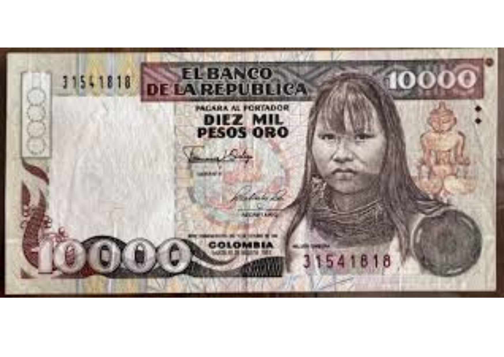 Mujer emberá demanda al Banco de la República por uso indebido de su imagen