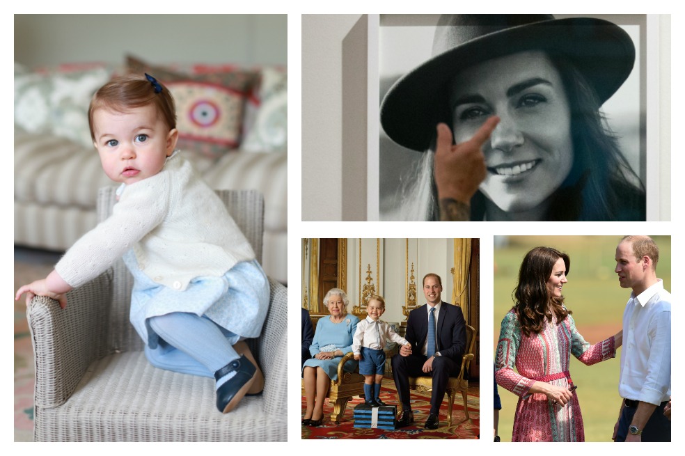 Duques de Cambridge celebran el primer año de la princesa Carlota