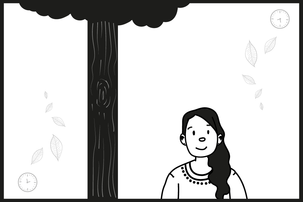 La bogotana que viaja en el tiempo por medio de fósiles de plantas
