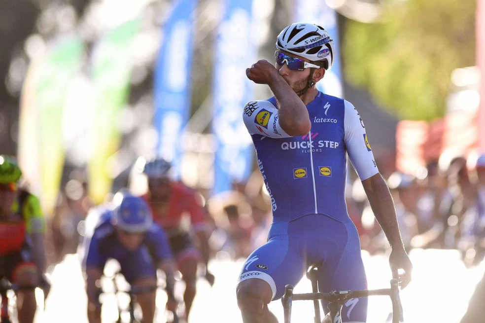 El antioqueño Fernando Gaviria, corredor del Quick-Step Floors, también ganó en esta temporada cuatro etapas en el Giro de Italia. / @quickstepteam