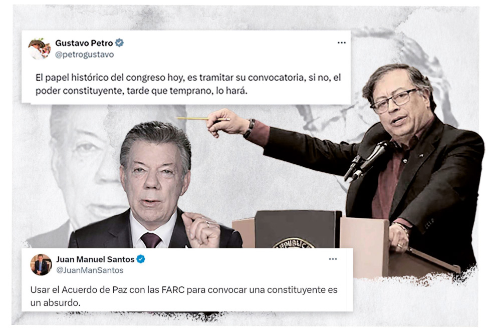 La ruta hacia el “poder constituyente” desató tormenta entre Petro y el santismo