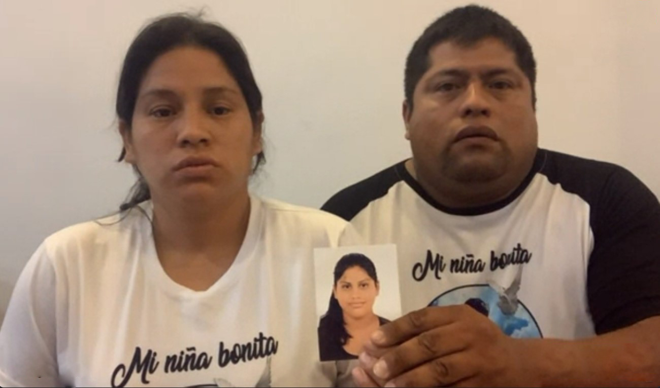 Familia peruana clama a Colombia que extraditen al feminicida de su hija