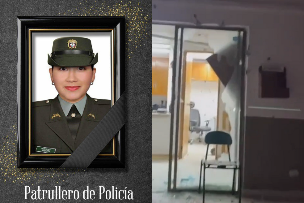 Muere una patrullera en hostigamiento a estación de policía en Valdivia (Antioquia)