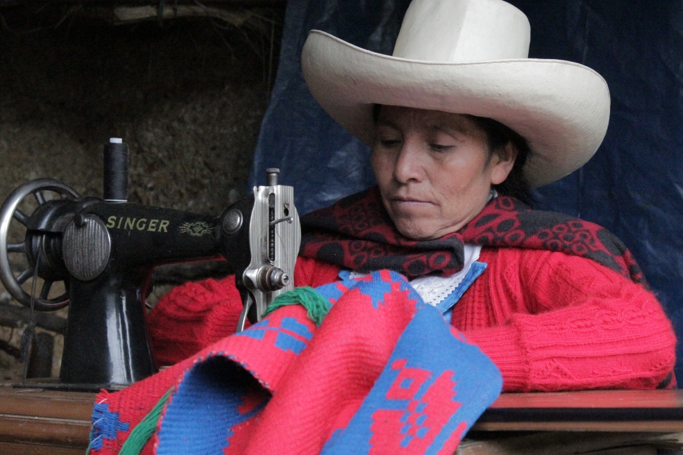 Máxima Acuña, campesina del Perú.  / Goldman Prize