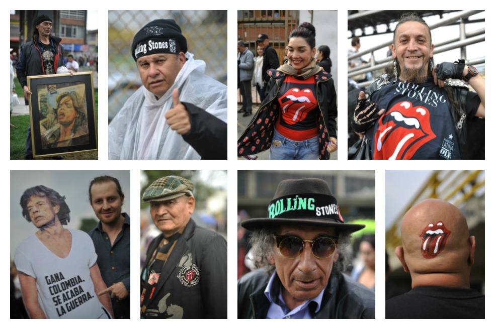 Así se viven los momentos previos al concierto de los Rolling Stones en Bogotá