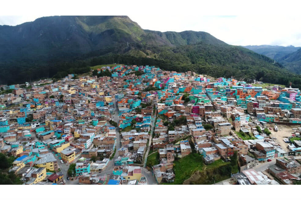 Así avanzan las obras de renovación en la localidad de Santa Fe del centro de Bogotá
