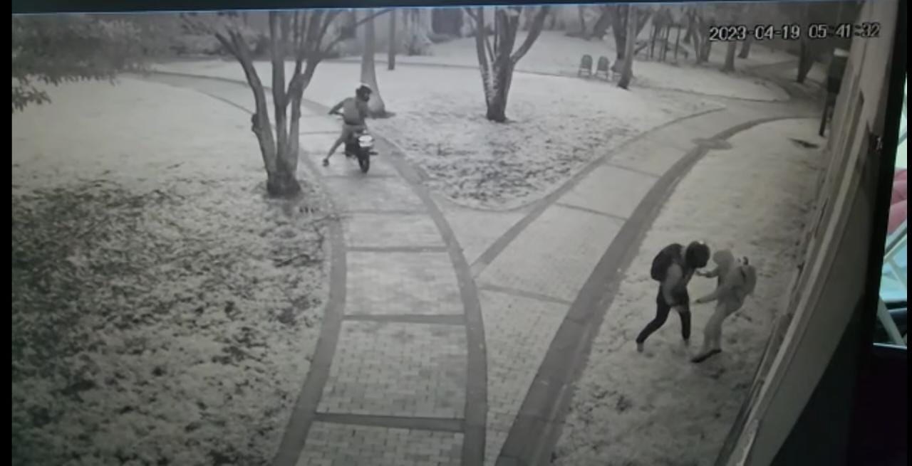 En video: hombre fue agredido por dos motoladrones en el norte de Bogotá