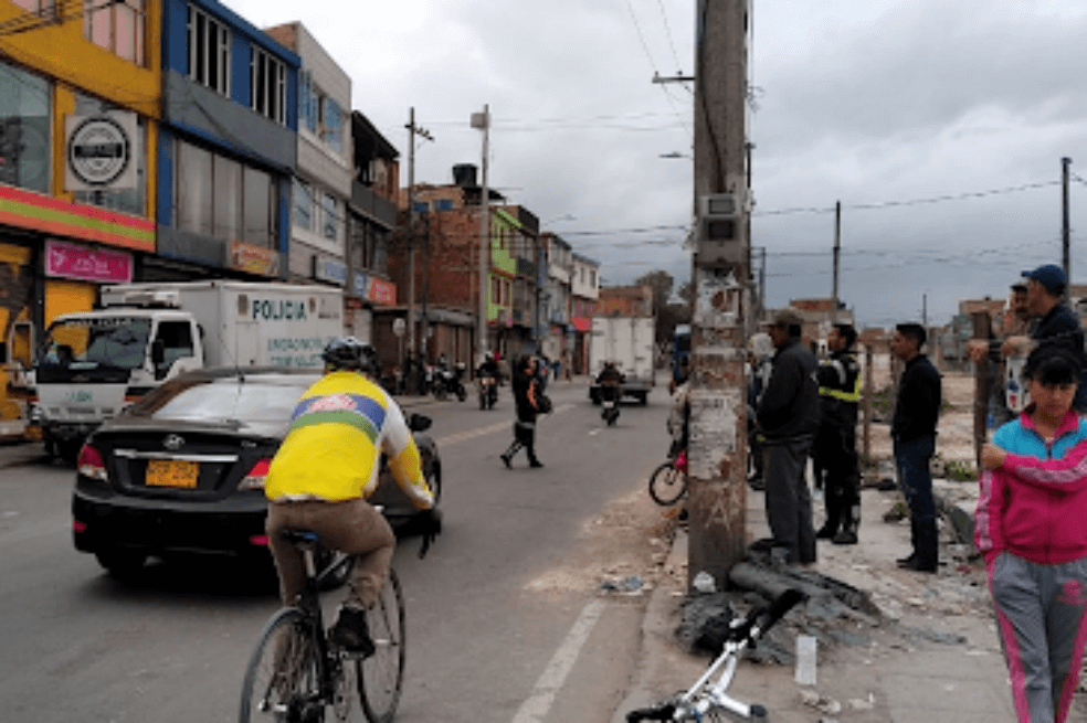 Muere ciclista en accidente de tránsito en el sur de Bogotá