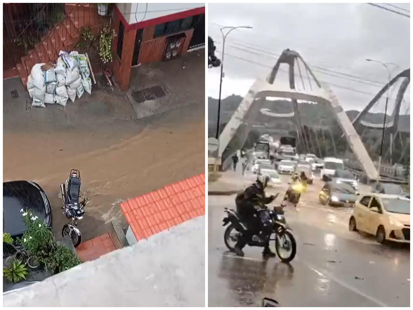 Nuevas emergencias en Bucaramanga por las lluvias; primaron las inundaciones