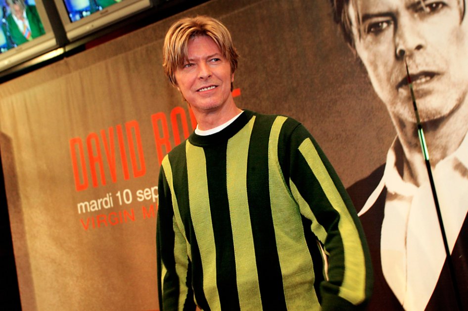 David Bowie en 2002.