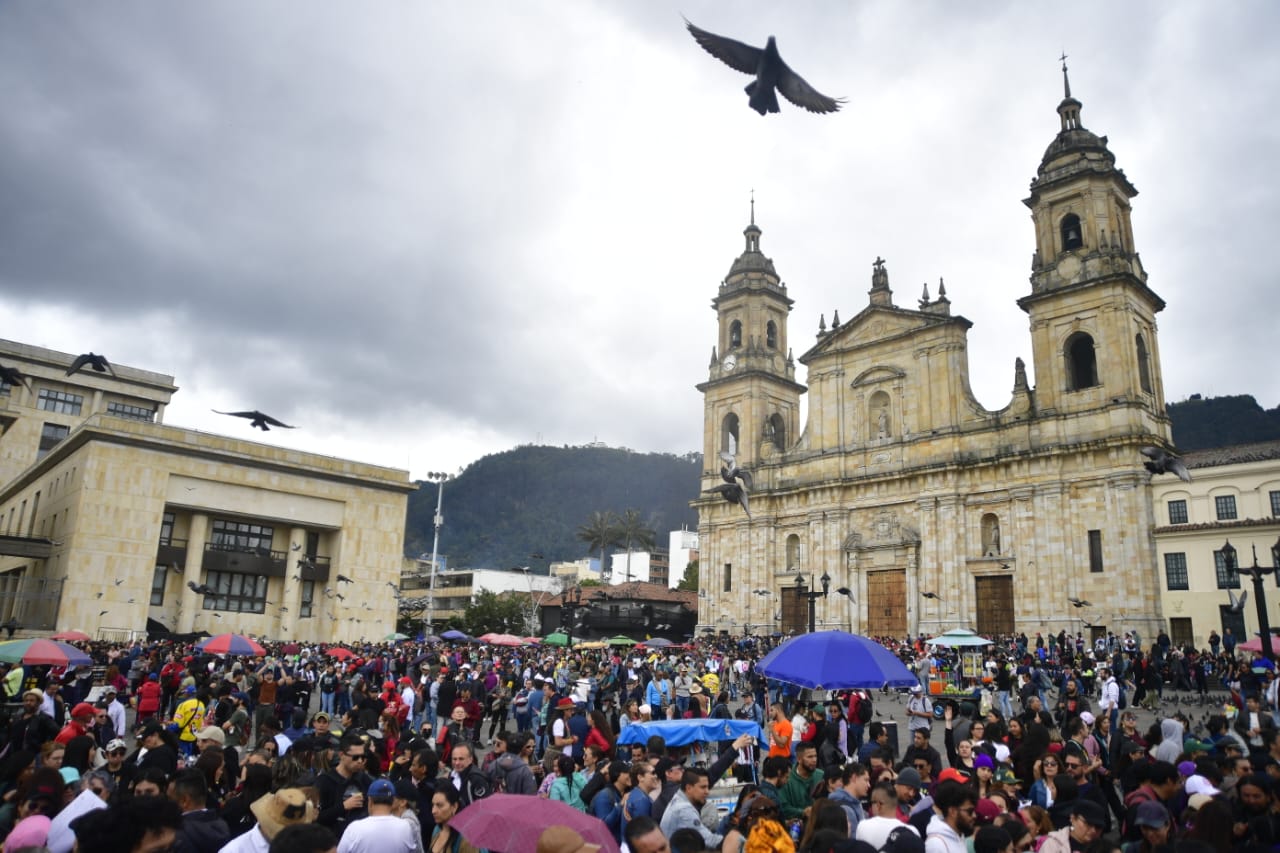 Así fue la movilización nacional de Fecode contra la ley estatutaria de educación
