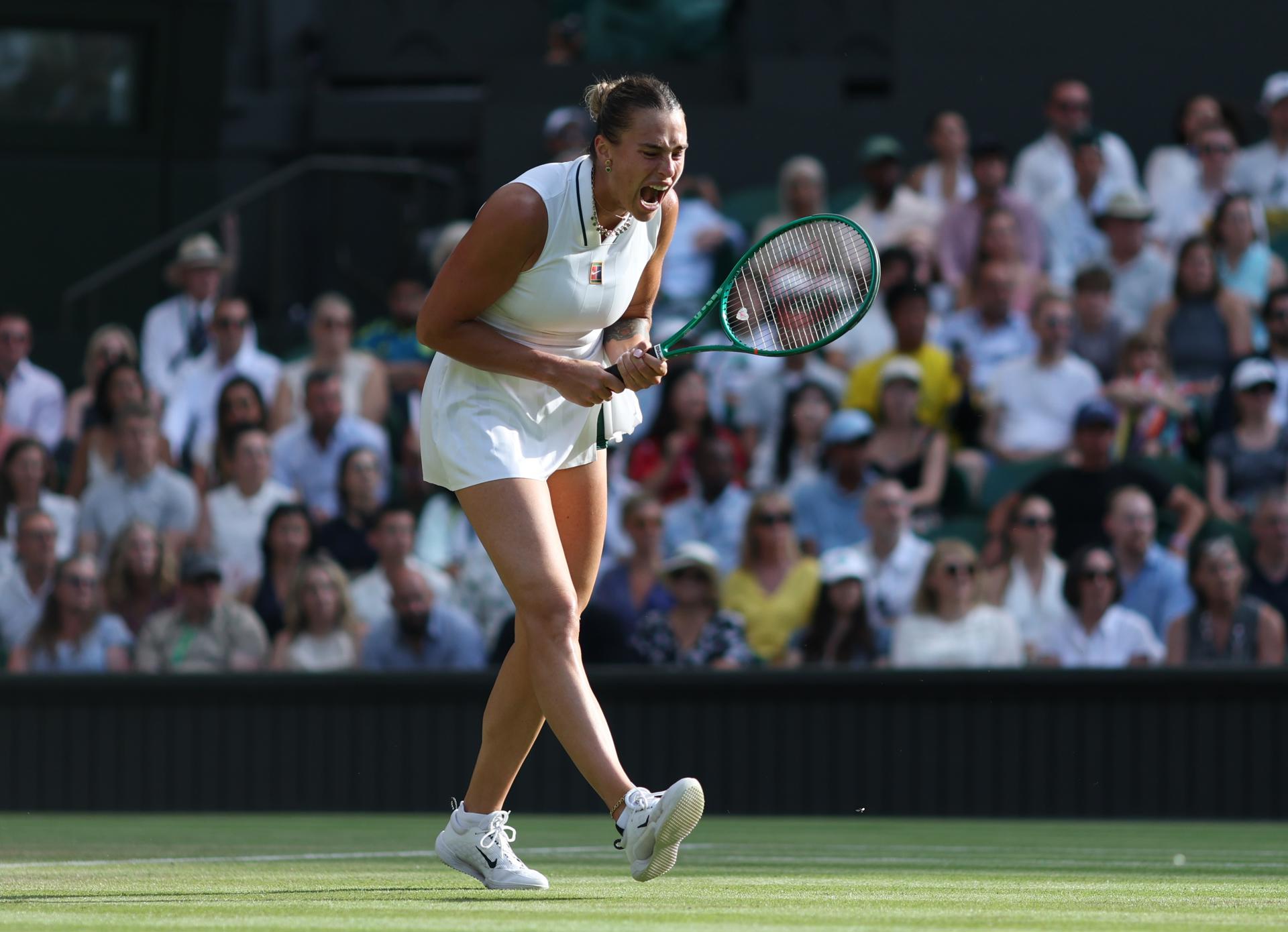 Wimbledon perdió a la número uno del mundo: Aryna Sabalenka, eliminada en octavos de final