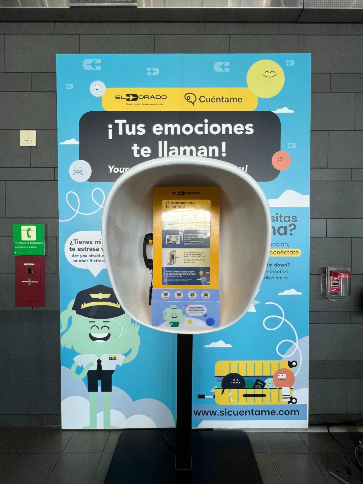 El Dorado presenta las nuevas cabinas de apoyo emocional para los viajeros