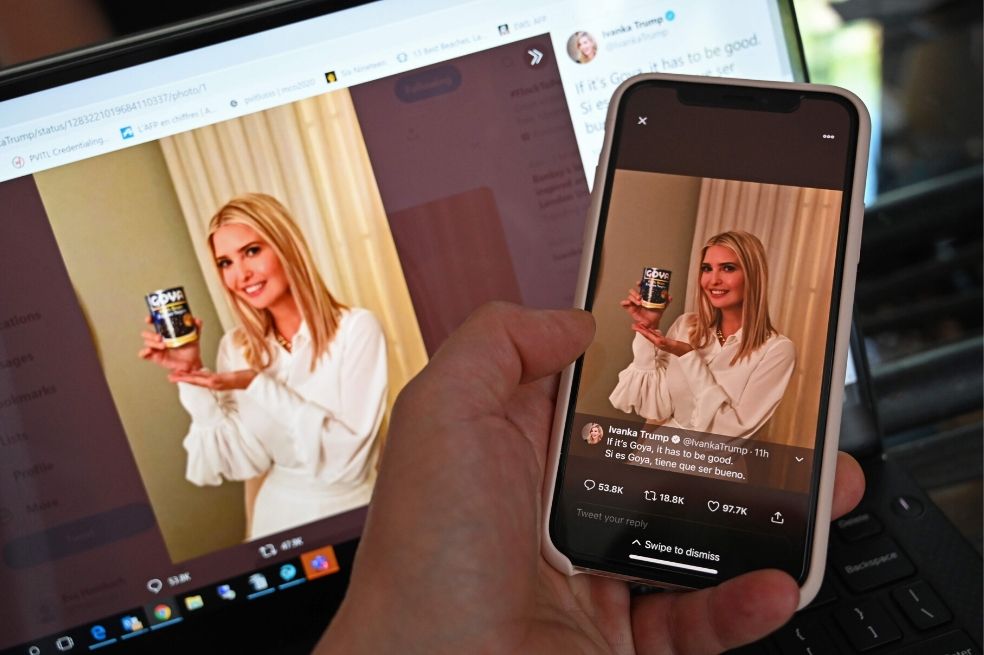 La foto que metió en problemas a Ivanka Trump y que no debió publicarse