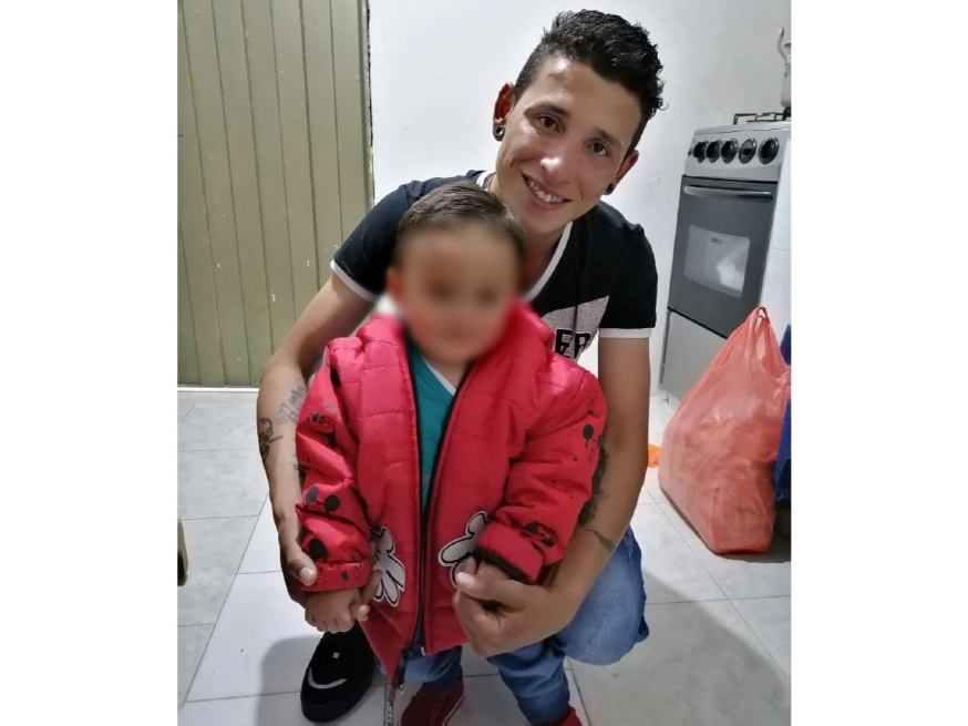 A Brayan Niño se quedó esperándolo su hijo en Madrid (Cundinamarca)