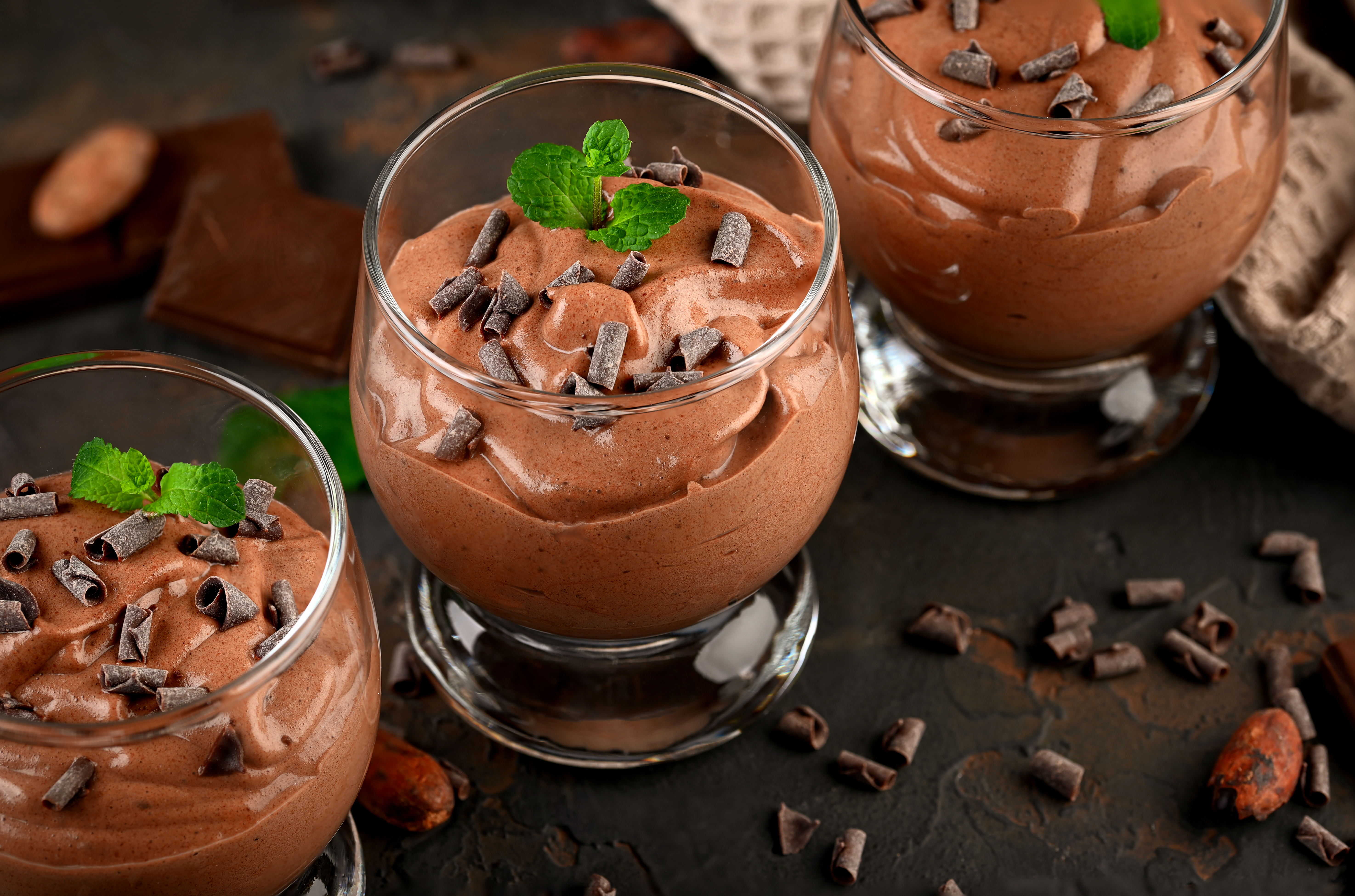 Receta para preparar pudín de chocolate vegano