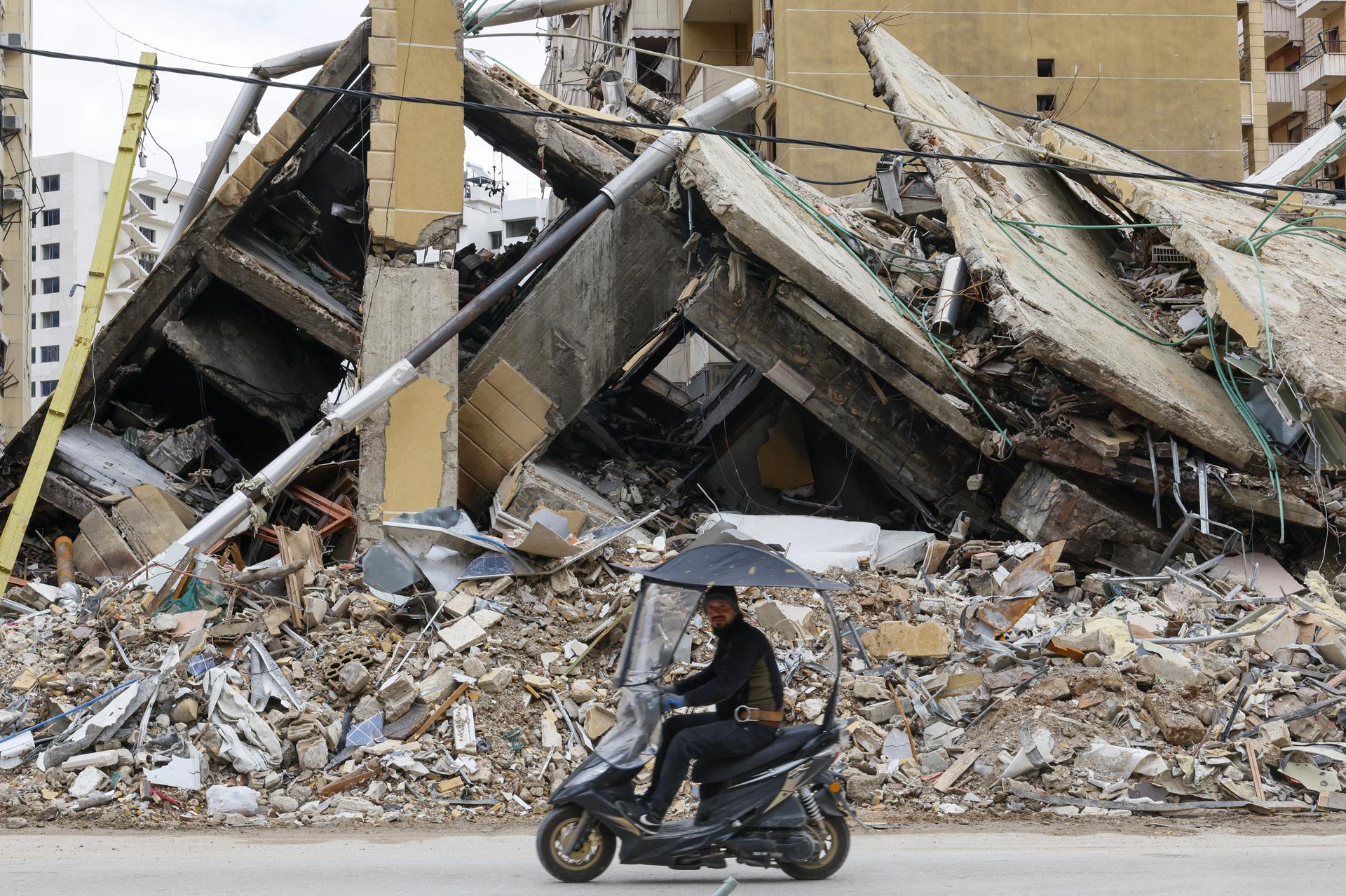 Israel reanuda ataques en sur de Beirut, ONU advierte de riesgo de “catástrofe humanitaria”