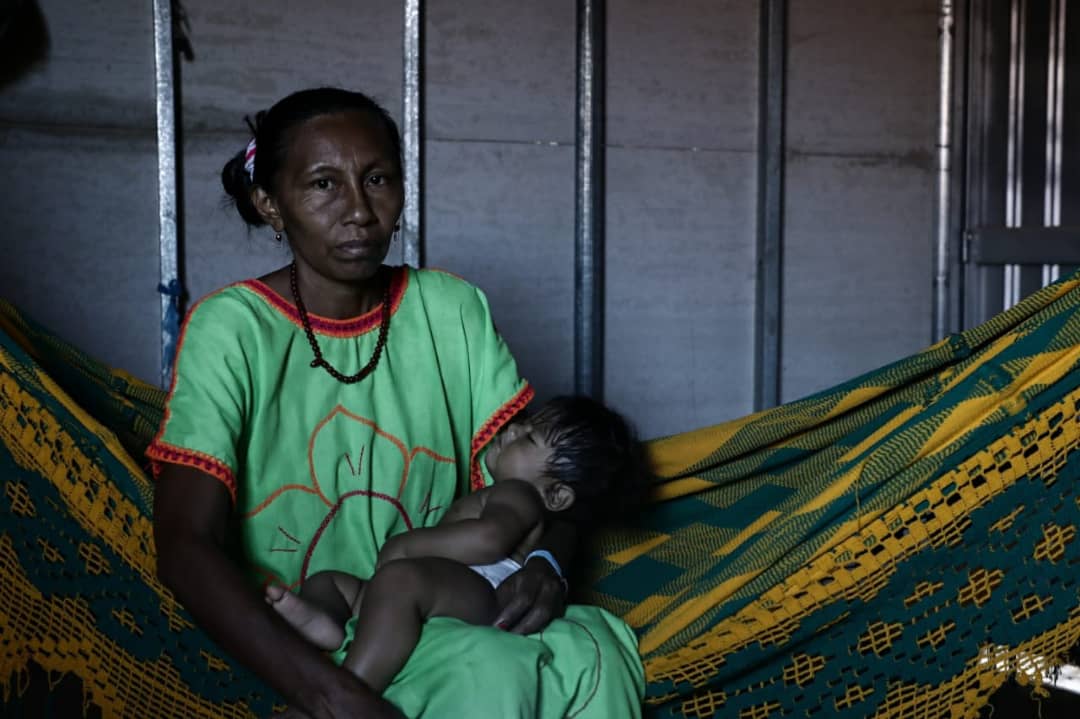 La metodología del taller consistió en que cada fotógrafa/o eligiera una temática para retratar junto a las comunidades campesinas, indígenas y afros de Tierragrata (Cesar). Esta es una de las fotografías que se hizo en uno de los resguardos.