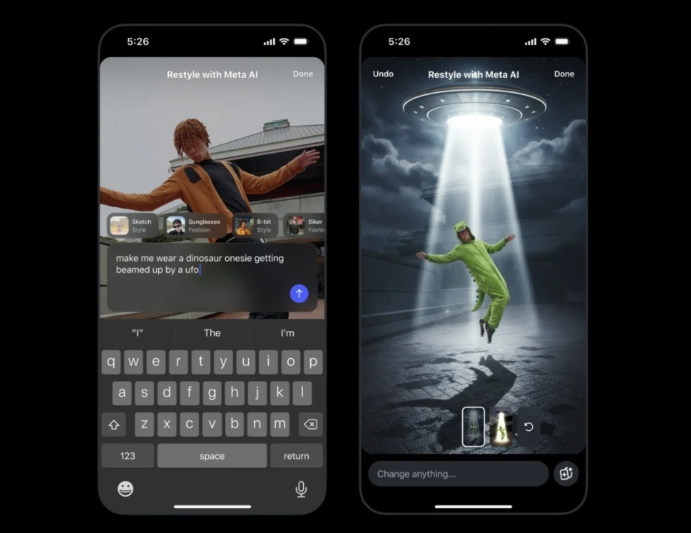 Meta AI en las historias de Instagram: así puede transformar su contenido