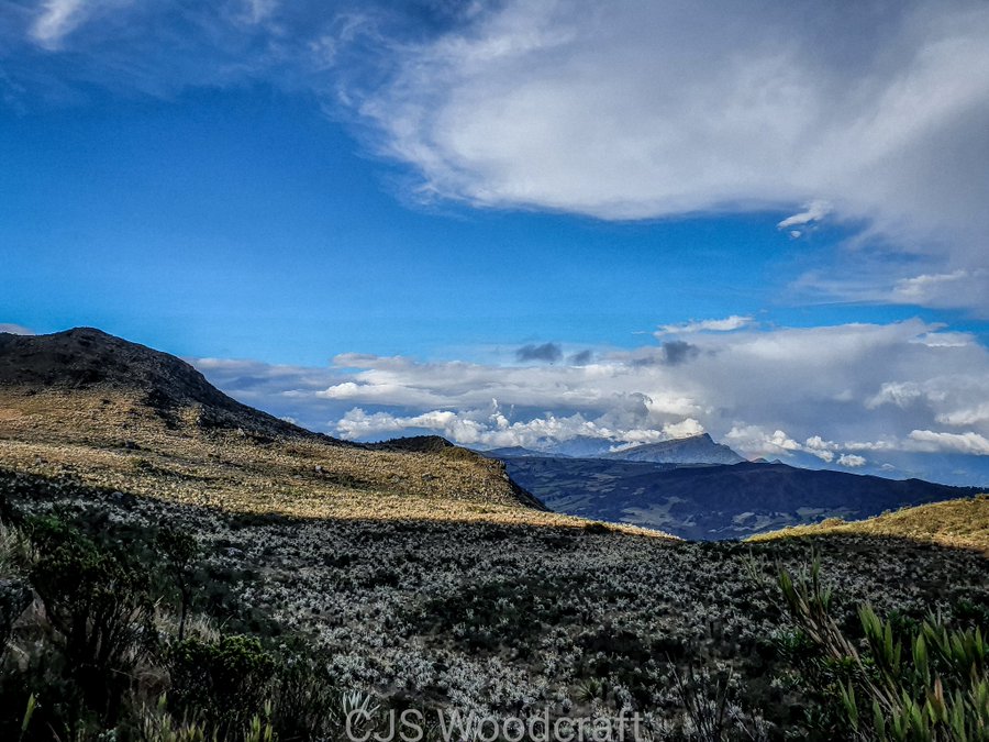 La Peña de Tunjaque, ubicado en el municipio de la Calera, se puede acceder mediante un recorrido por zonas boscosas.