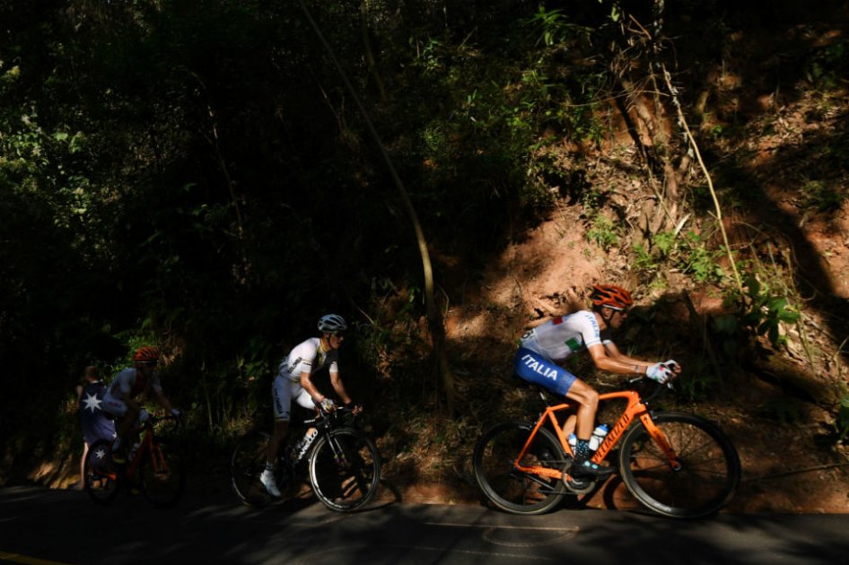 Sergio Luis Henao fue protagonista en la prueba de ruta en los Juegos Olímpicos. Foto: AFP