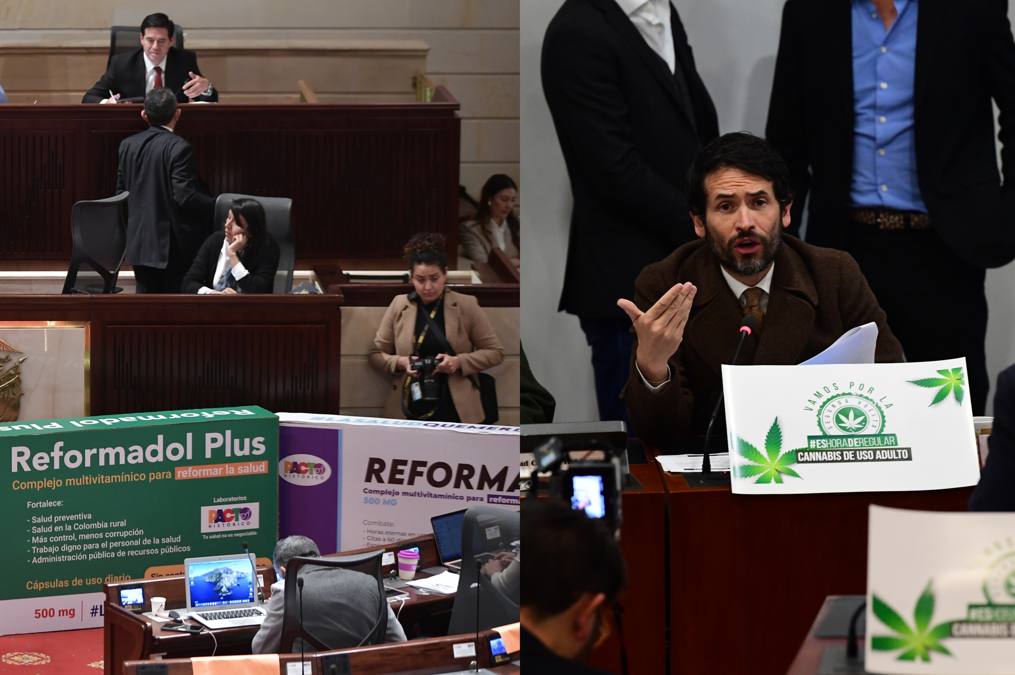Reforma a la salud y cannabis: los dos debates que volverán al Congreso este martes
