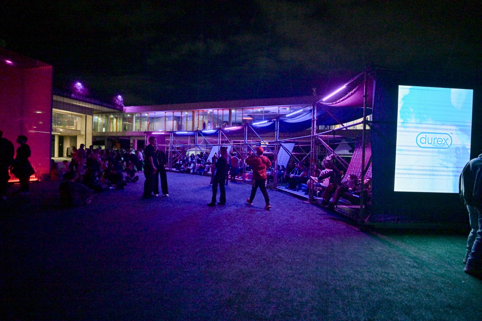 Experiencia Durex en el marco del Baum Festival.