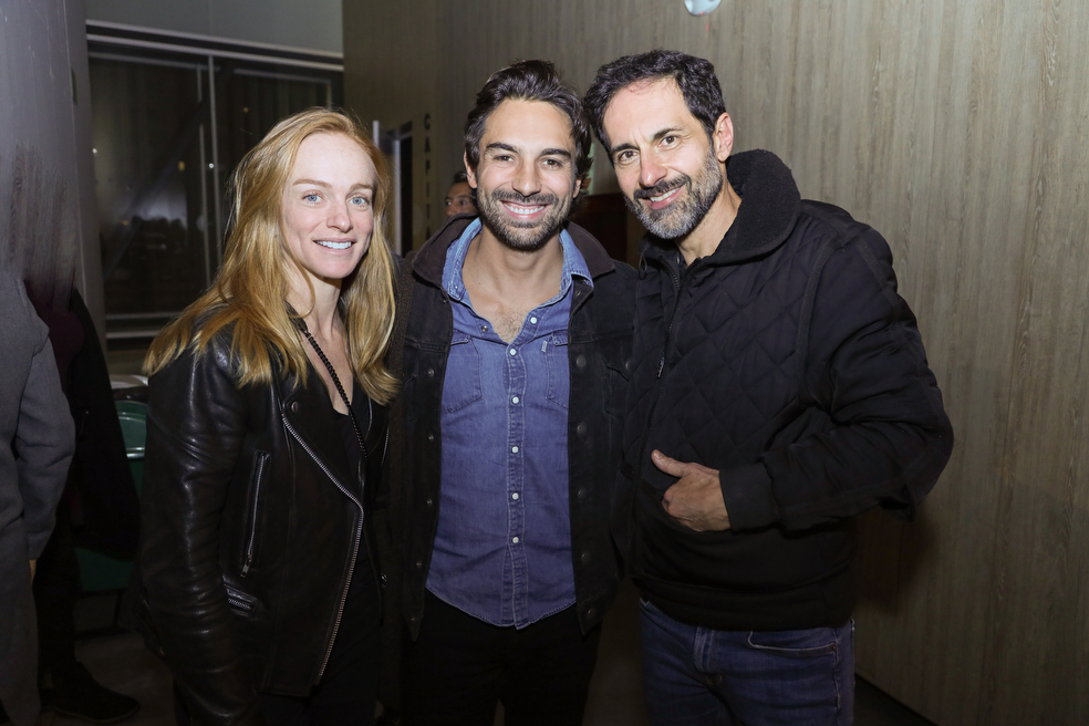 Luis Fernando Hoyos y Sebastián Eslava reaparecieron durante premier de cine