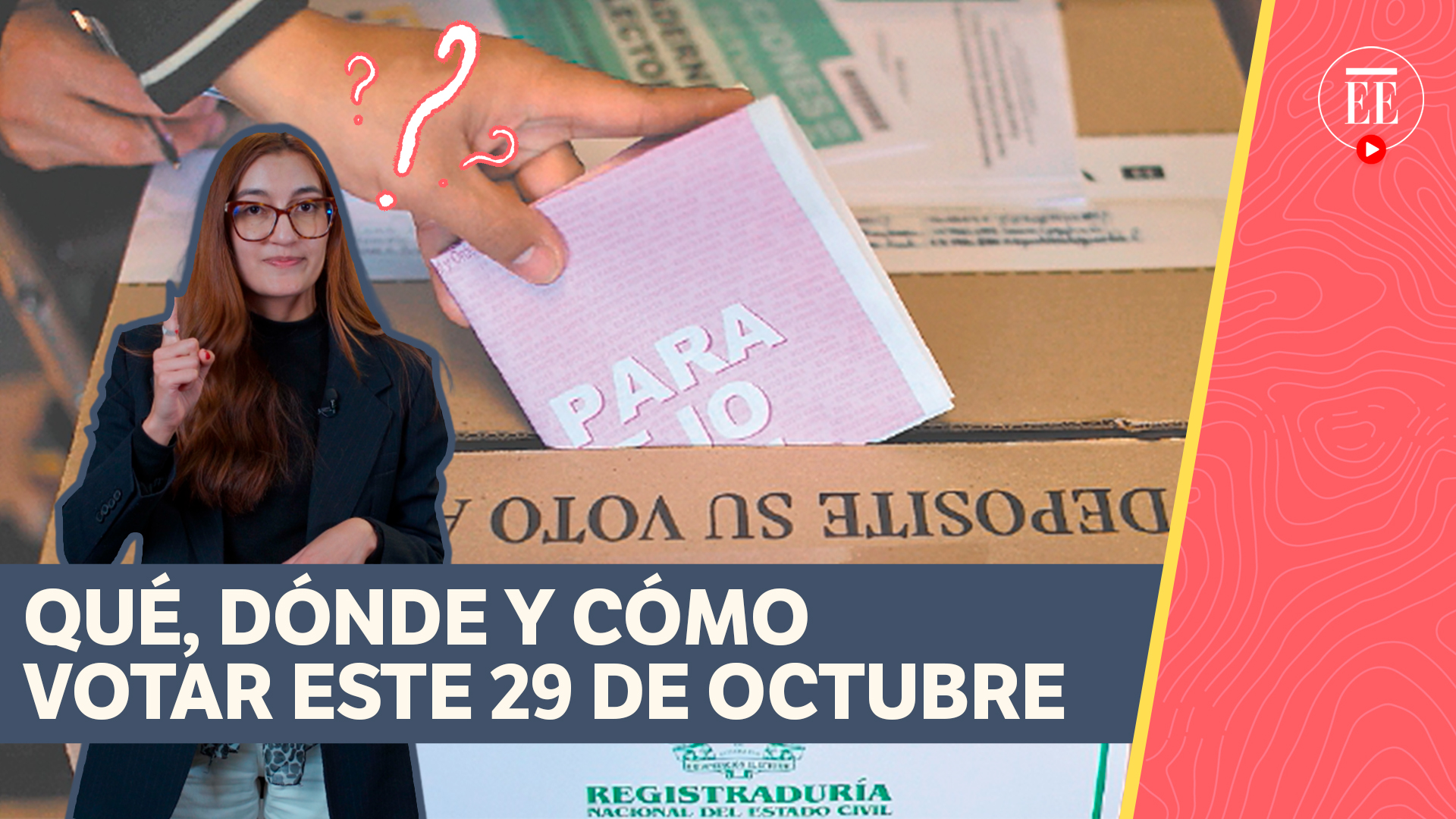 Lo que debe tener en cuenta para votar este 29 de octubre