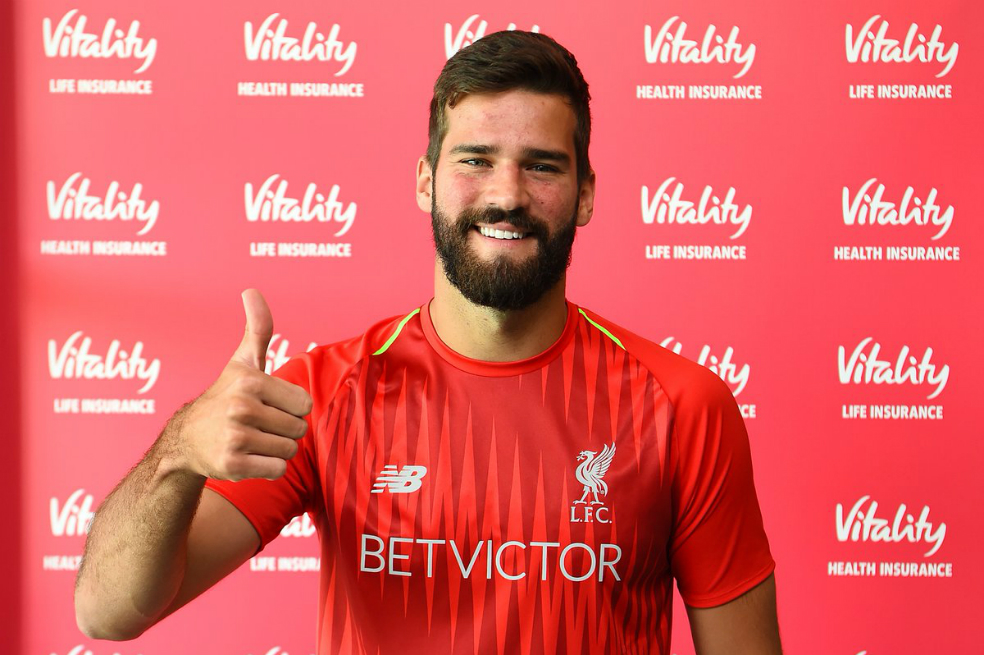 El portero Allison es nuevo jugador del Liverpool