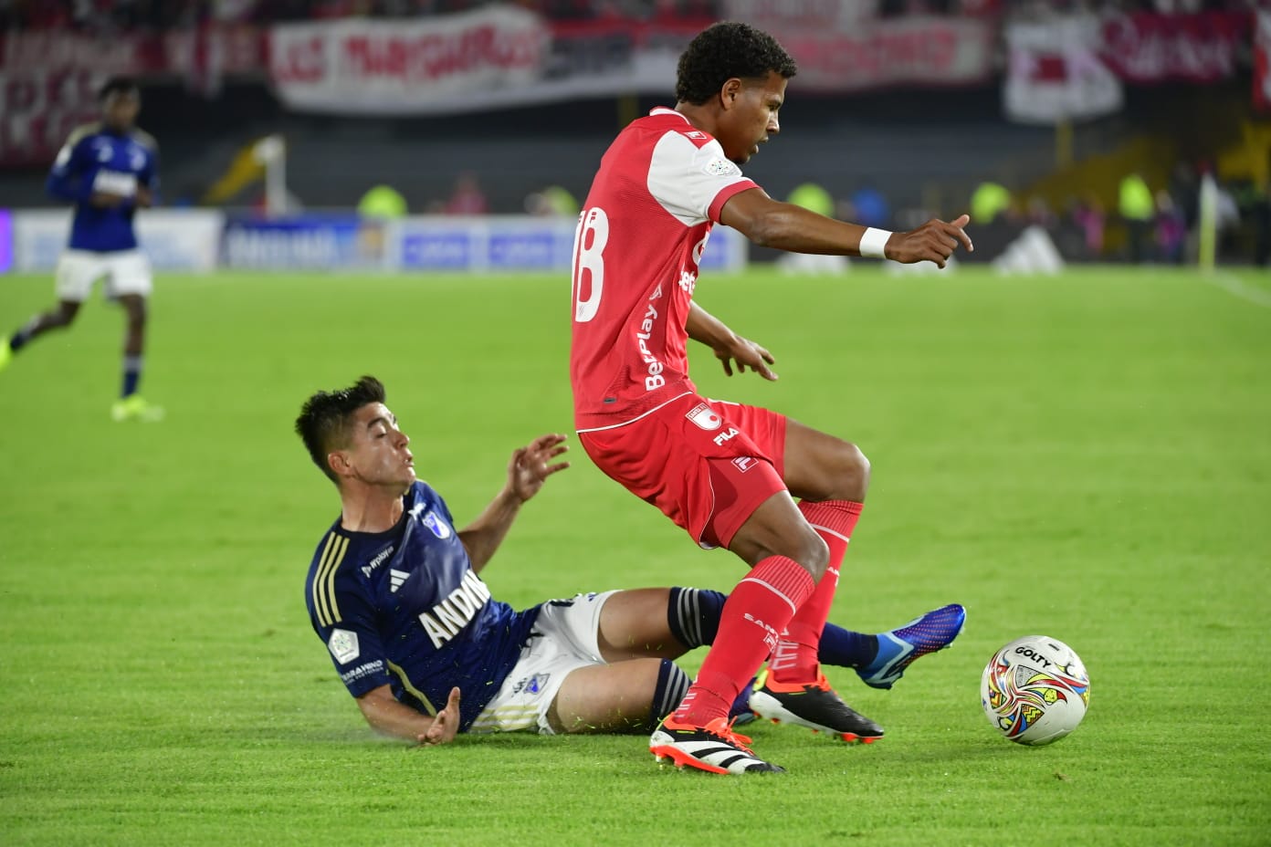 Así fue la victoria de Millonarios contra Santa Fe en un nuevo clásico.