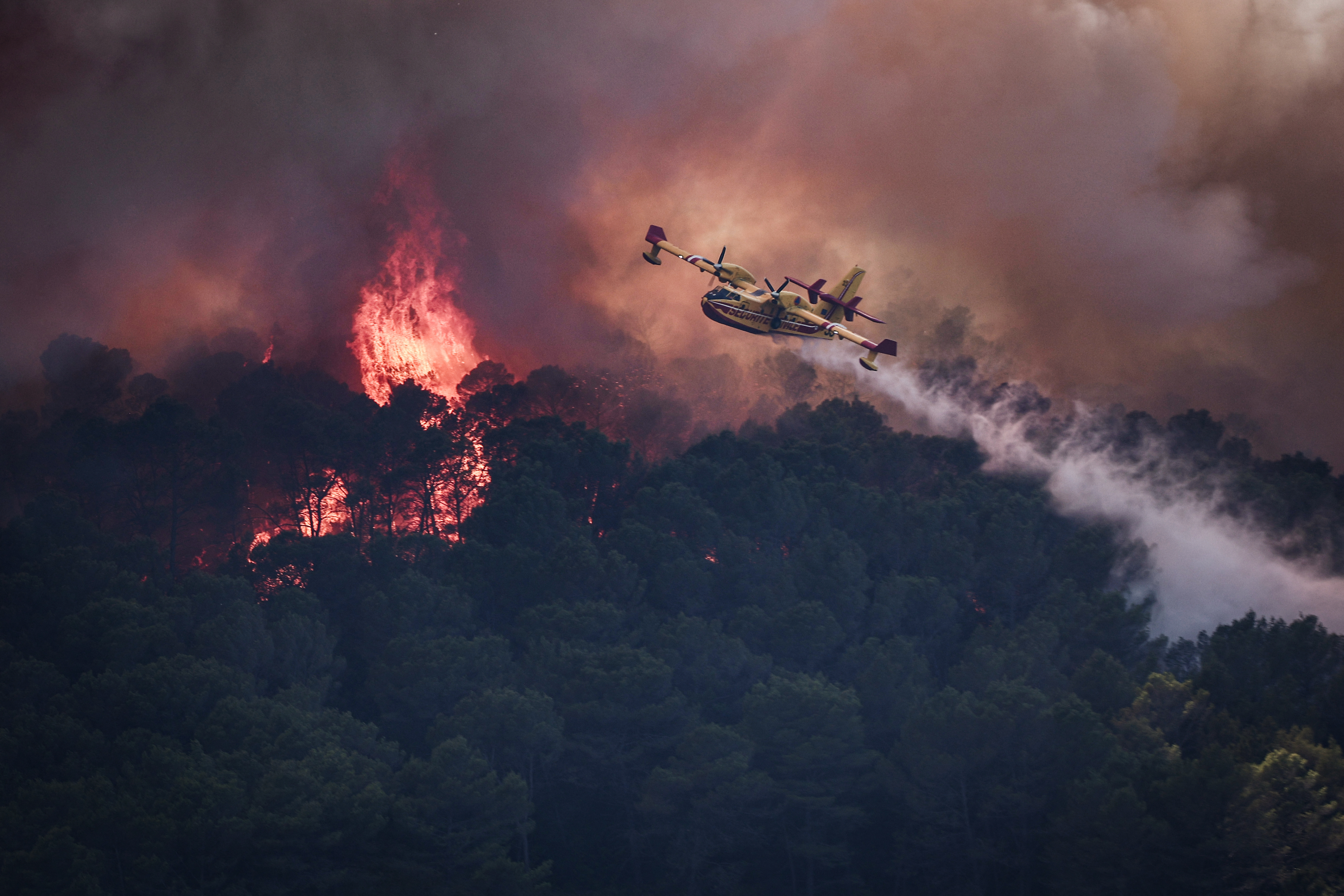 Incendio en Francia