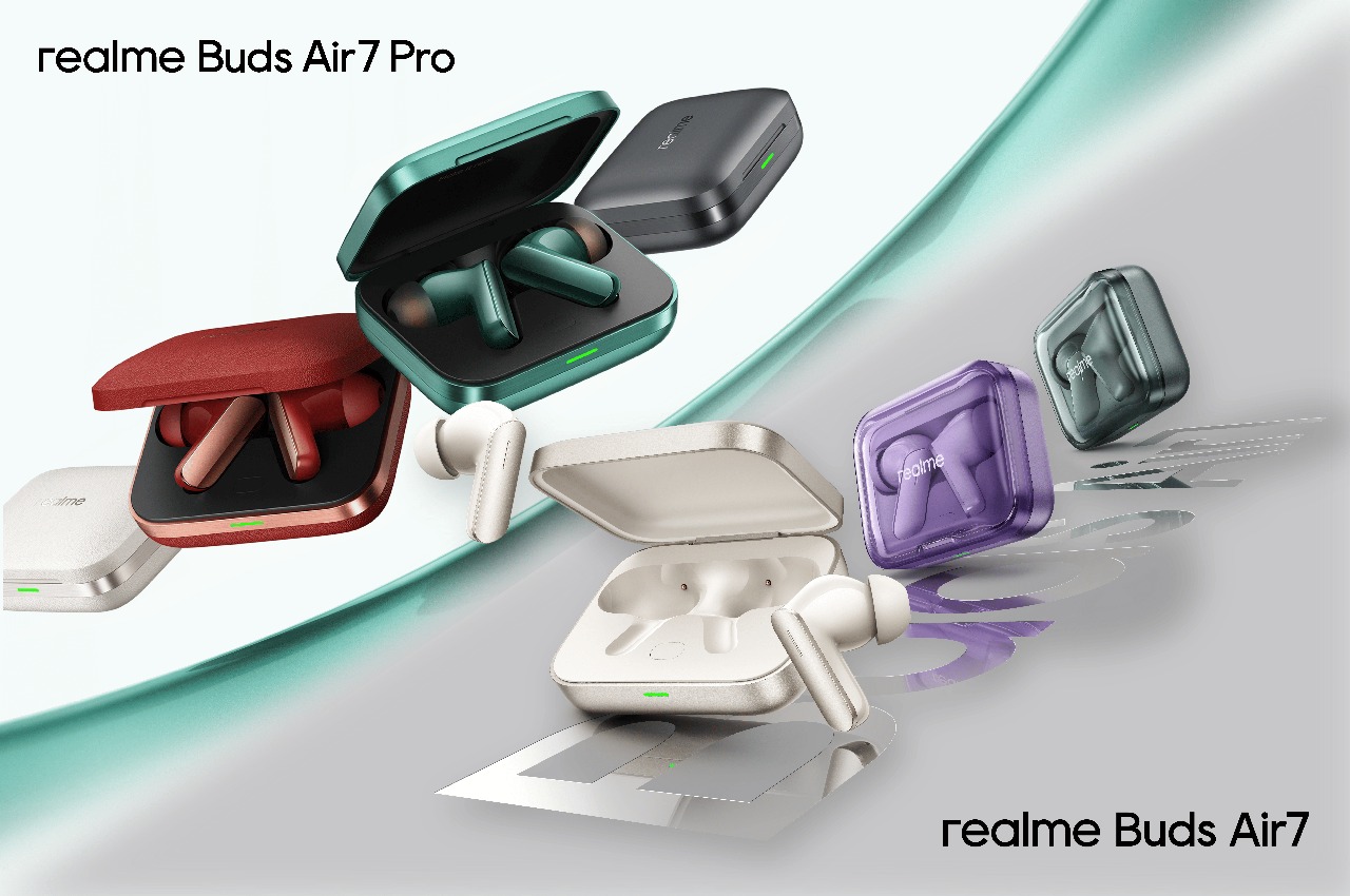 Llega a Colombia la nueva serie de audífonos realme Buds Air 7 con IA
