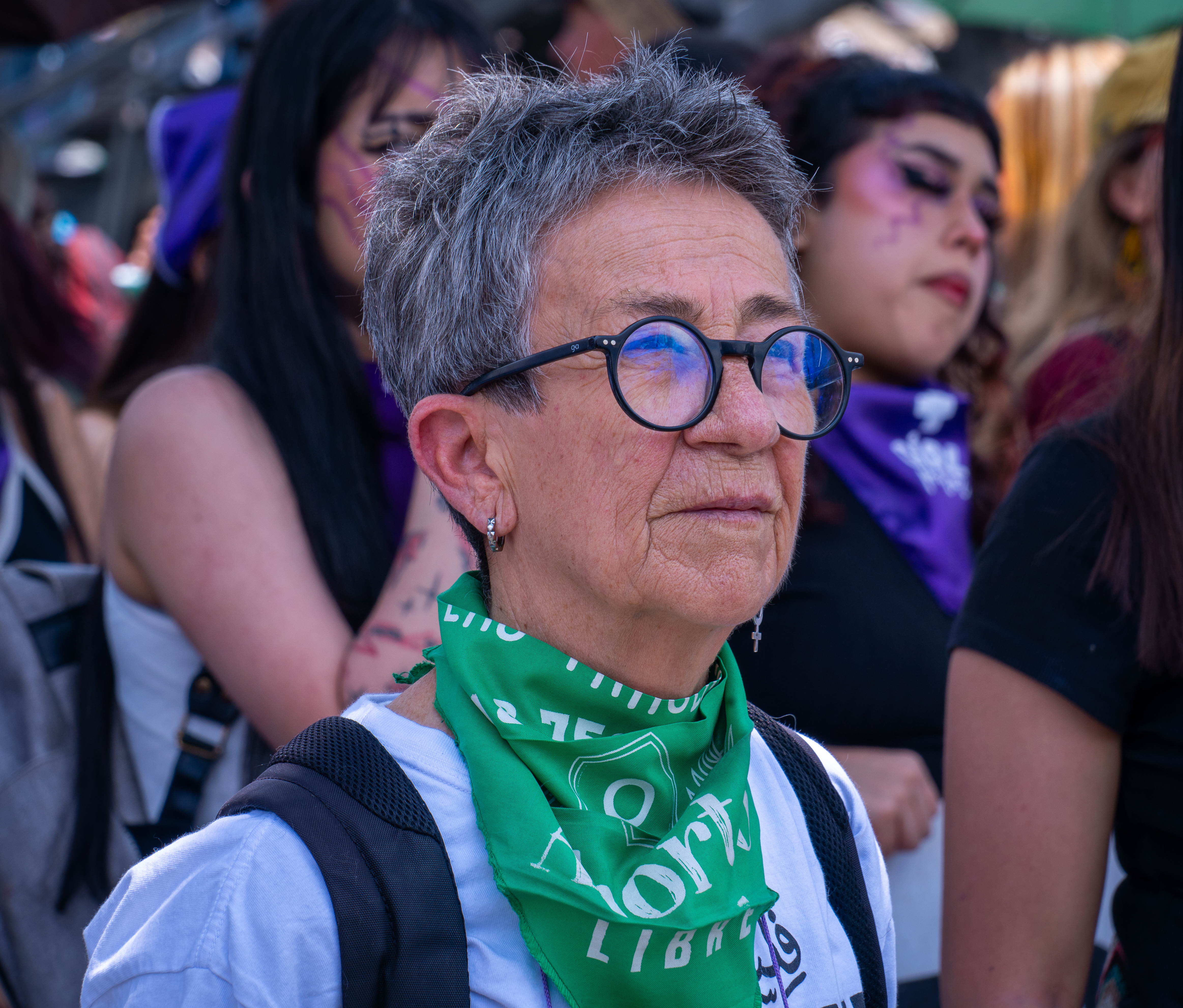 Marcha del 8M en Bogotá.