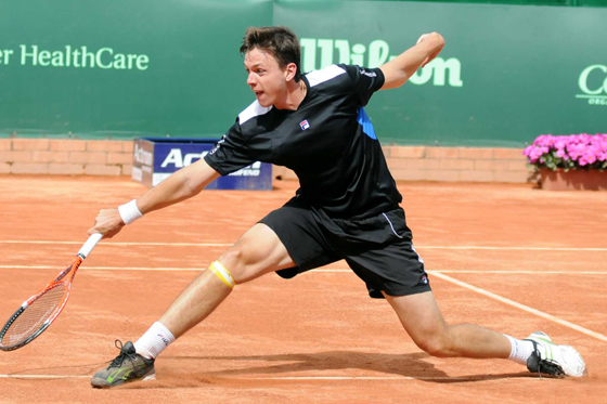 Alejandro González, eliminado del ATP de Santiago de Chile