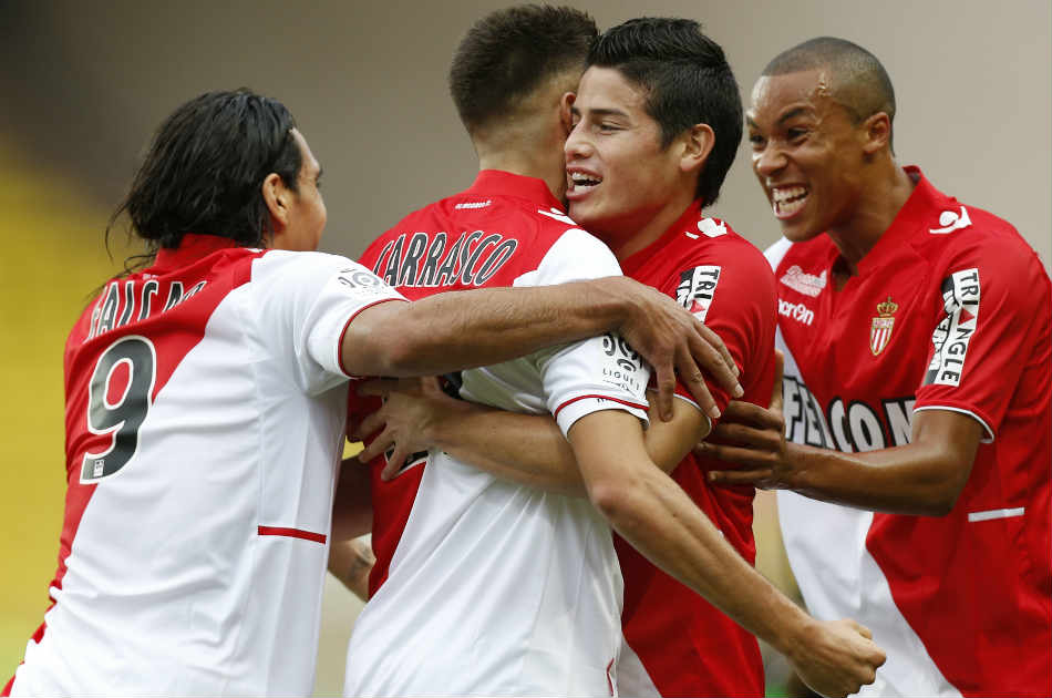Mónaco le ganó al Saint-Etienne con dos pase gol de James Rodríguez