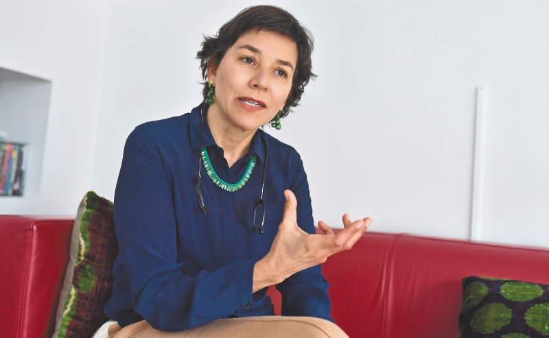 Ana Cristina González denuncia que a las mujeres que abortan las persiguen, judicializan y condenan. Si son menores de 14 años y rurales, la estigmatización penal y social es mayor. / José Vargas