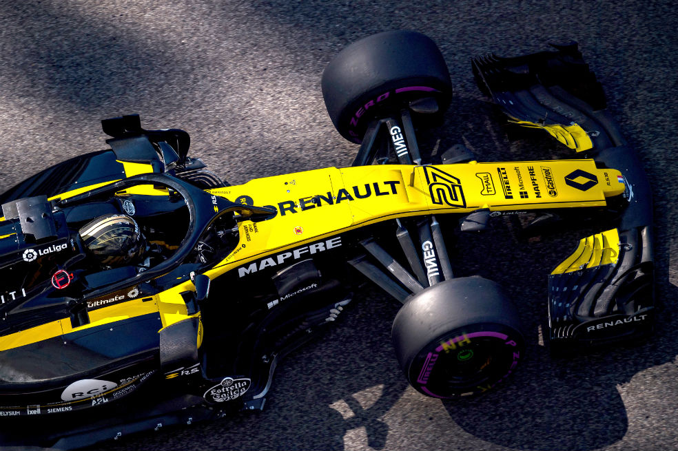 Hülkenberg sufrió un peligroso accidente en el GP de Abu Dhabi
