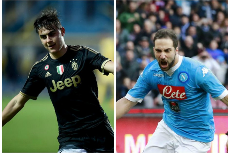 Dybala-Higuaín, el duelo estelar argentino del Juventus-Nápoles