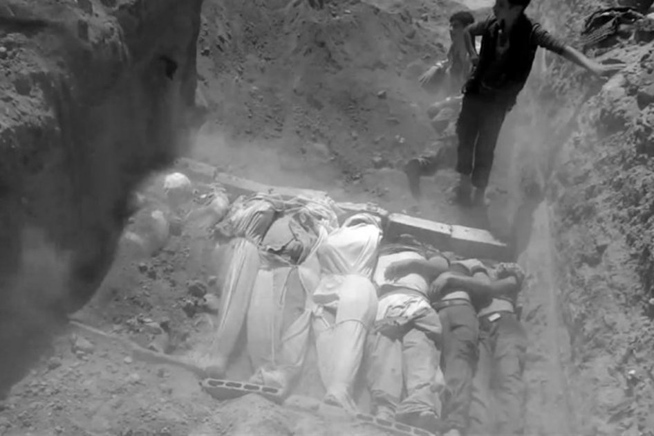 La oposición siria critico la pasividad internacional al denunciar el ataque químico, actitud que según ellos sólo se puede interpretar como un respaldo al régimen de Bachar al Asad.