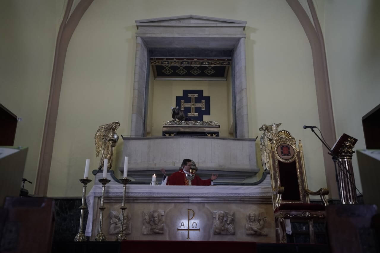 En fotos: un sábado santo atípico en Monserrate